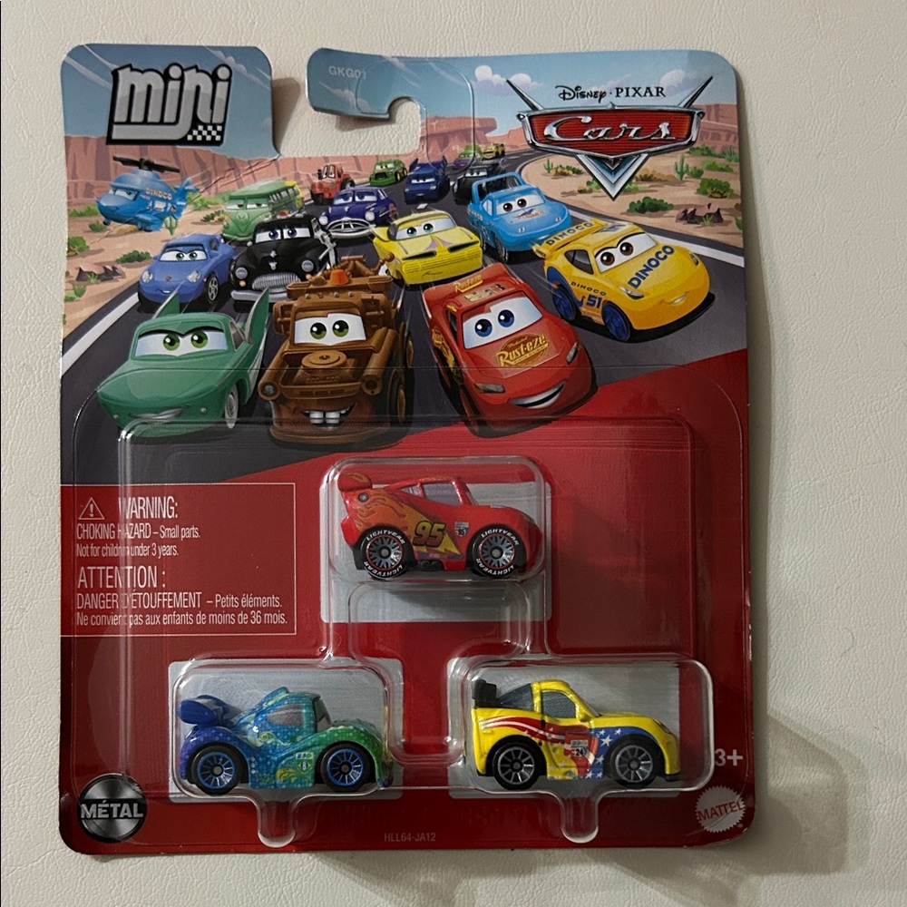 Cars Mini Racers 3-Pack